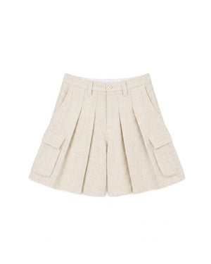 ×MIKADO BLING BLOAW S/W GUNSO TWEED SHORTS